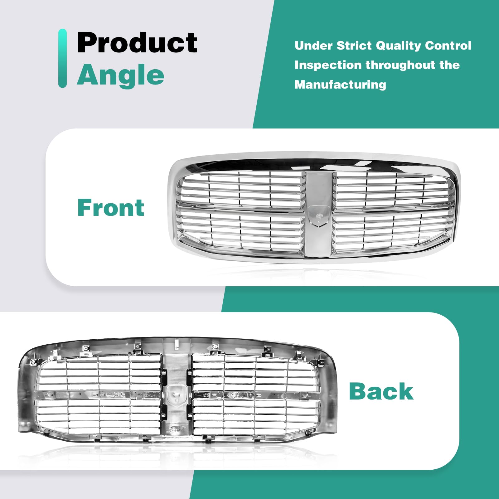 Amazon.com: CarPartsDepot Front Grille Grill All Chrome for 2006